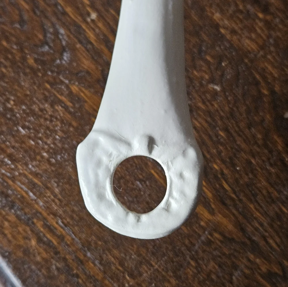 Vintage Italian Hand Made Floral Ceramic Pie / Cake Server.